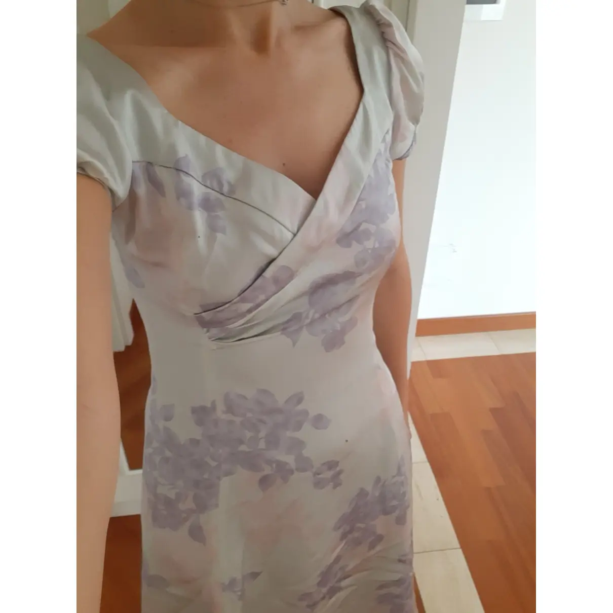 Silk mid-length dress Armani Collezioni