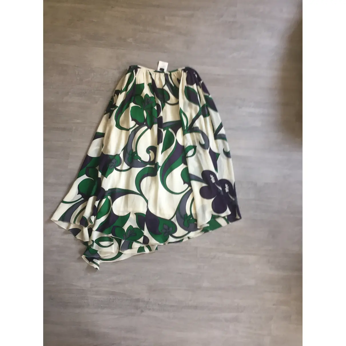 Buy Atsuro Tayama Silk mid-length skirt online