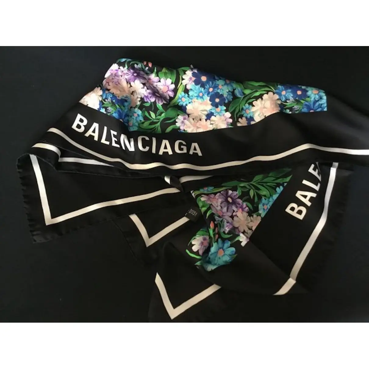 Luxury Balenciaga Silk handkerchief Women