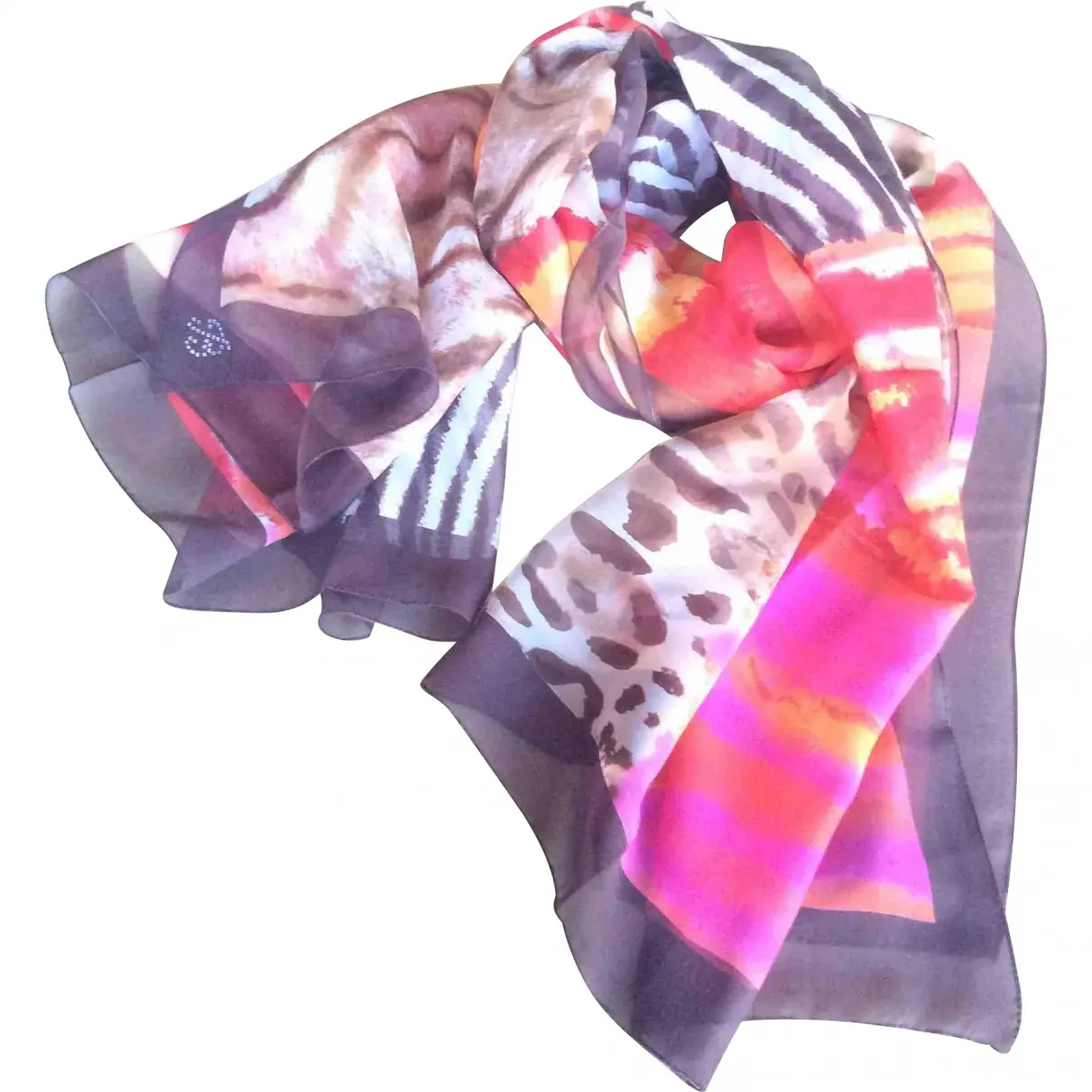 Silk scarf Blumarine