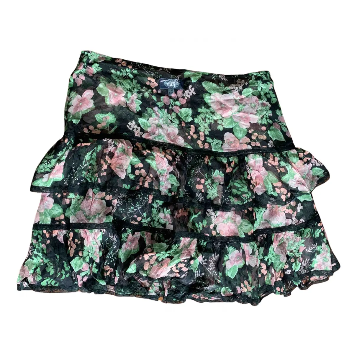 Silk mini skirt Blumarine - Vintage