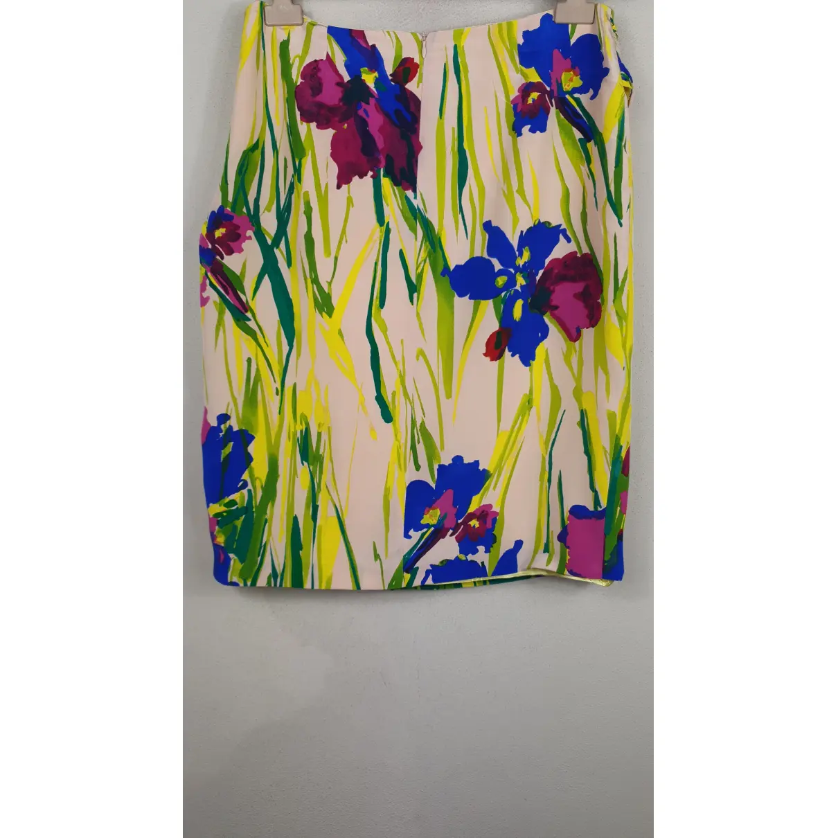 Buy Blumarine Silk mid-length skirt online