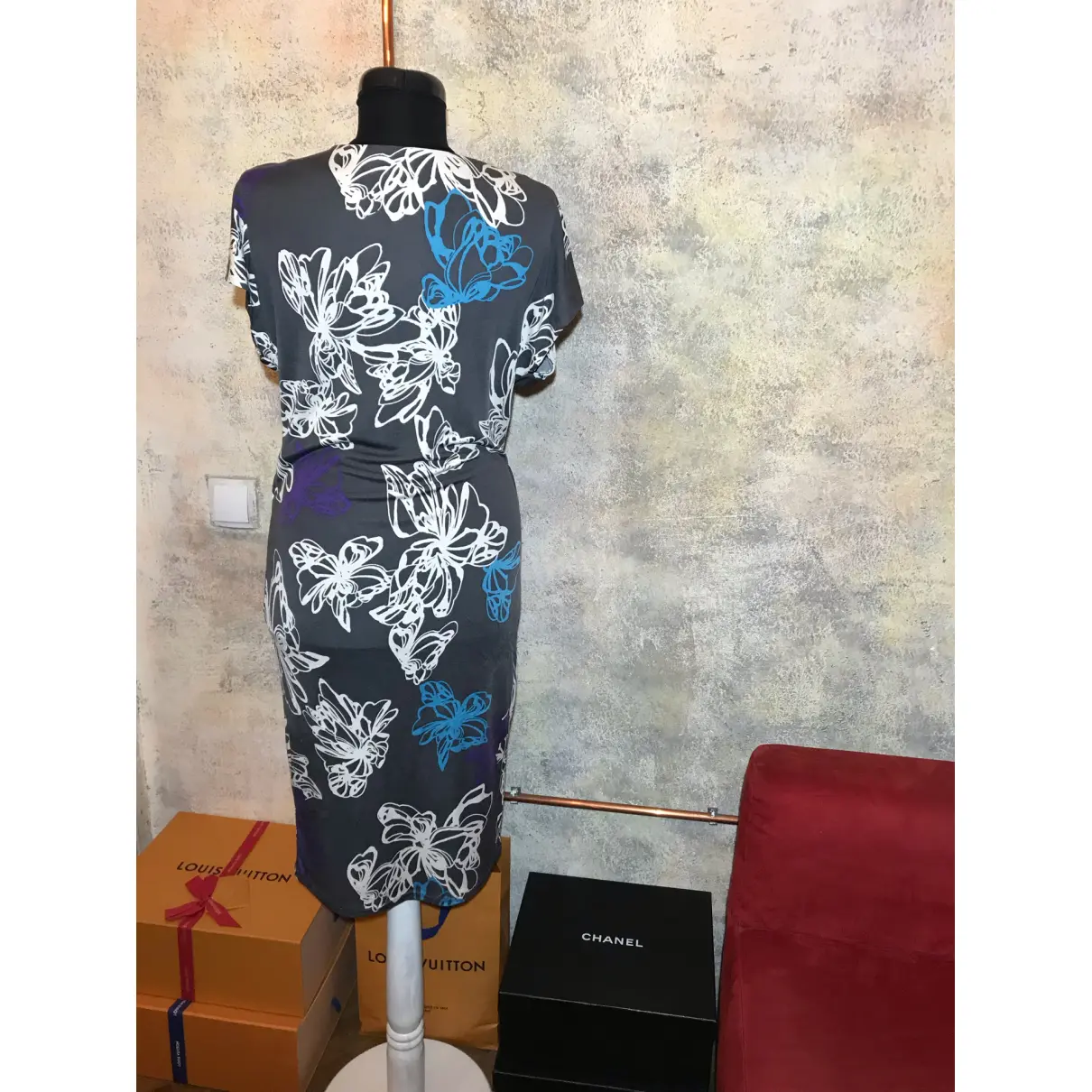 Buy Boss Silk mid-length dress online