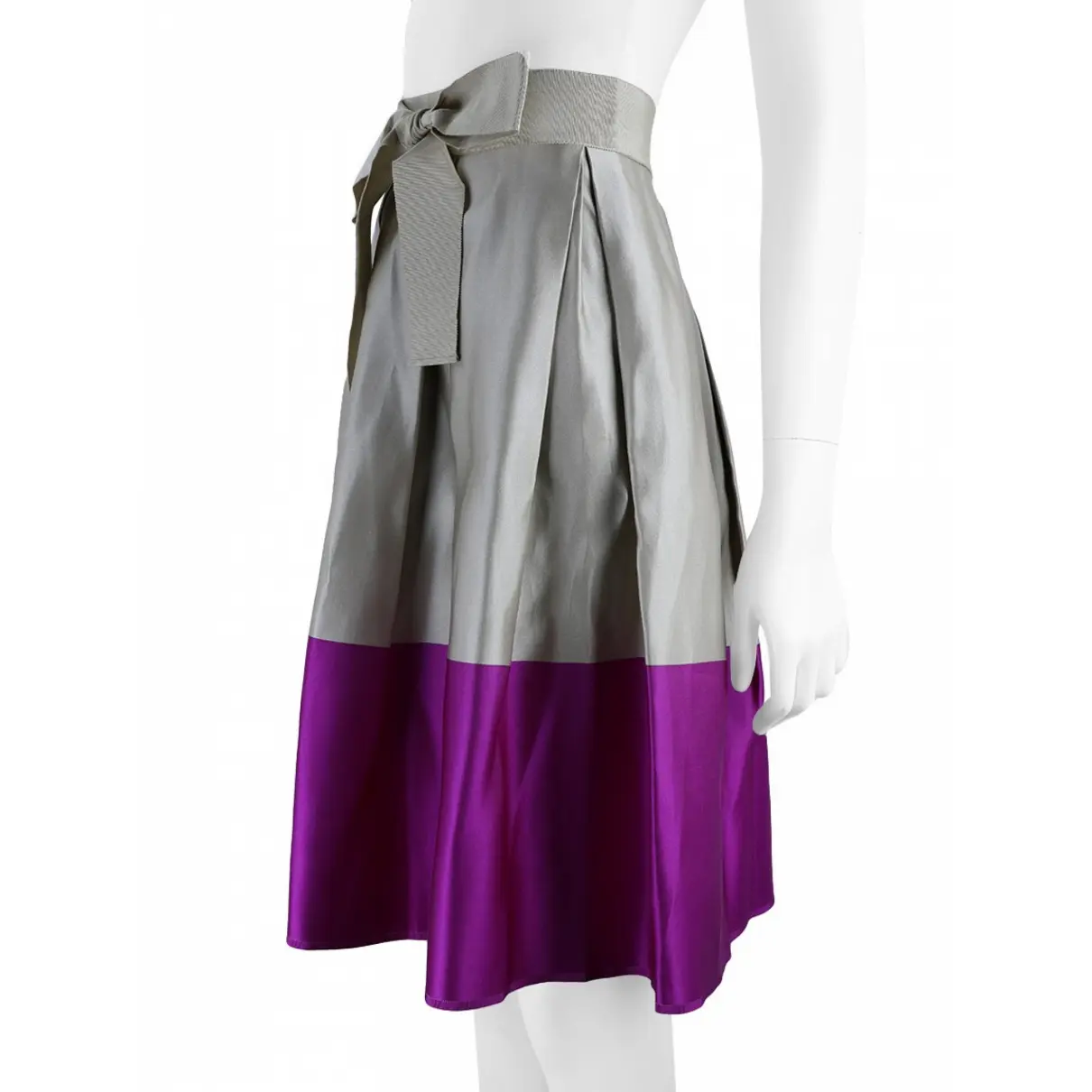 Silk mid-length skirt Carolina Herrera