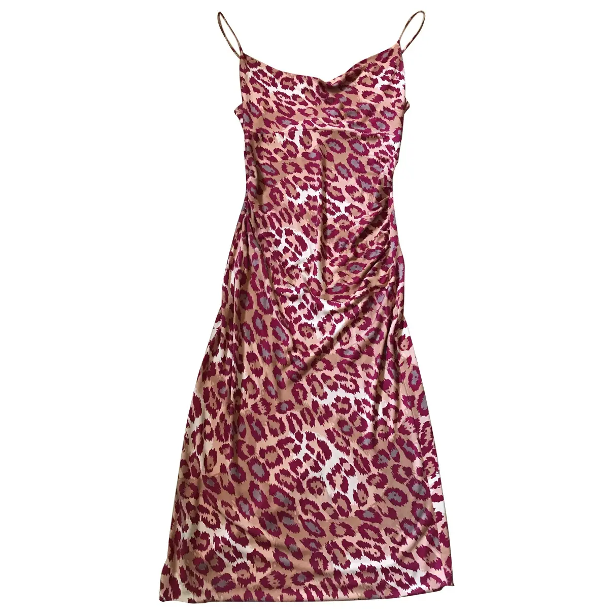 Silk mid-length dress Diane Von Furstenberg - Vintage