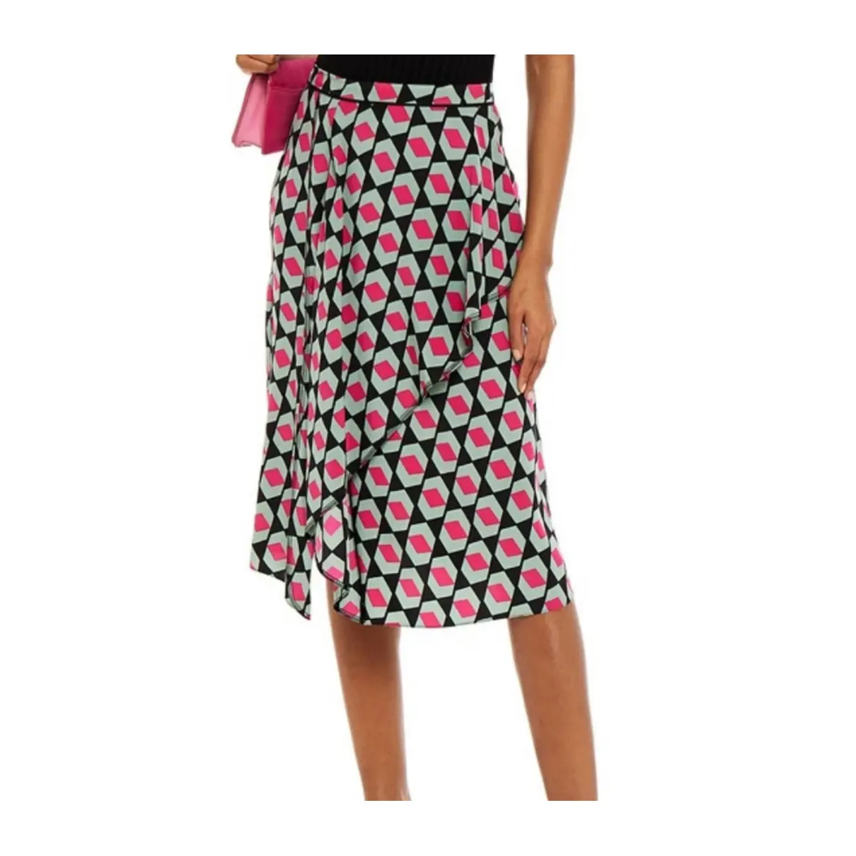 Buy Diane Von Furstenberg Silk mid-length skirt online