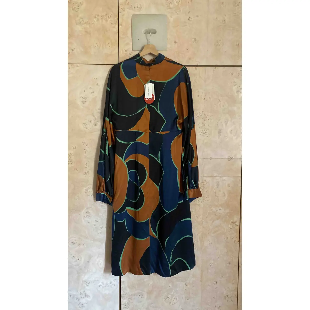 Buy Dries Van Noten Silk mid-length dress online