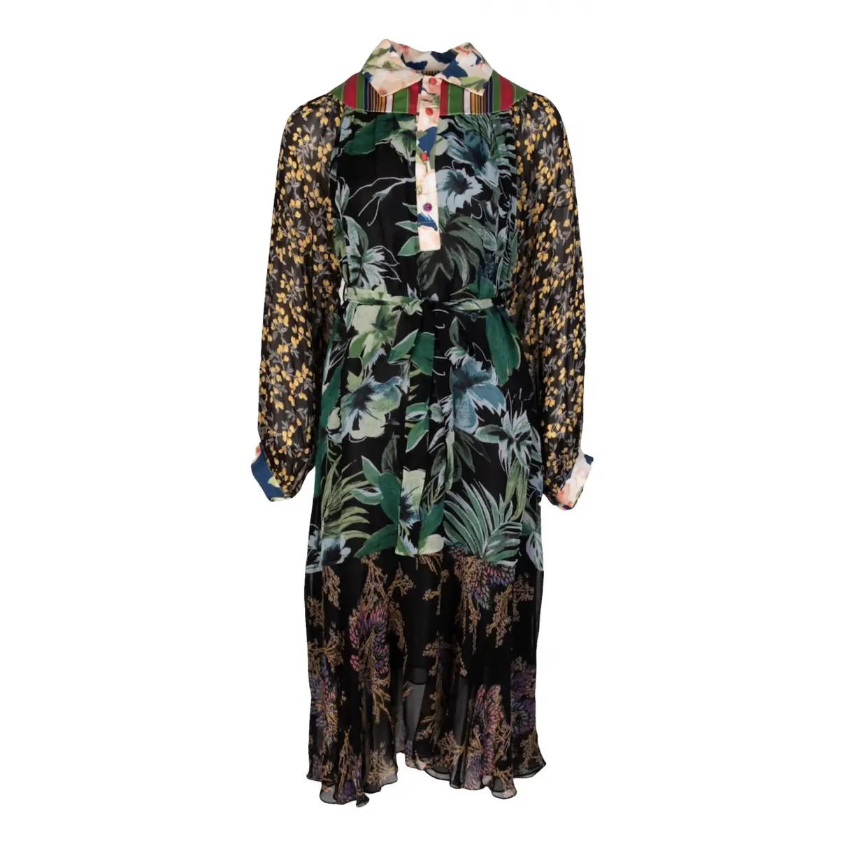 Silk mid-length dress Duro Olowu