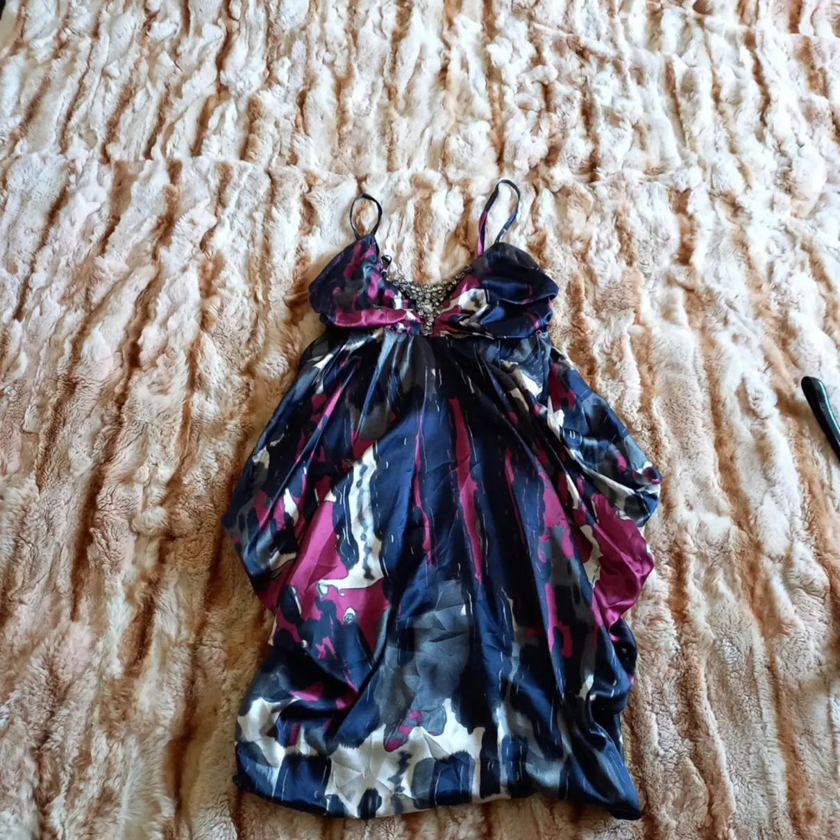Silk mini dress Elisabetta Franchi
