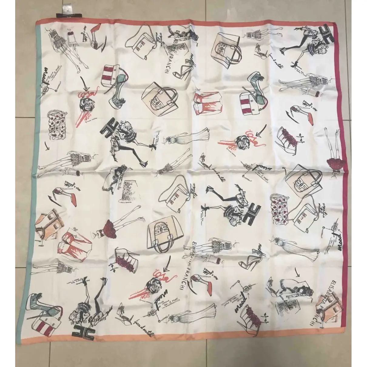 Elisabetta Franchi Silk neckerchief for sale