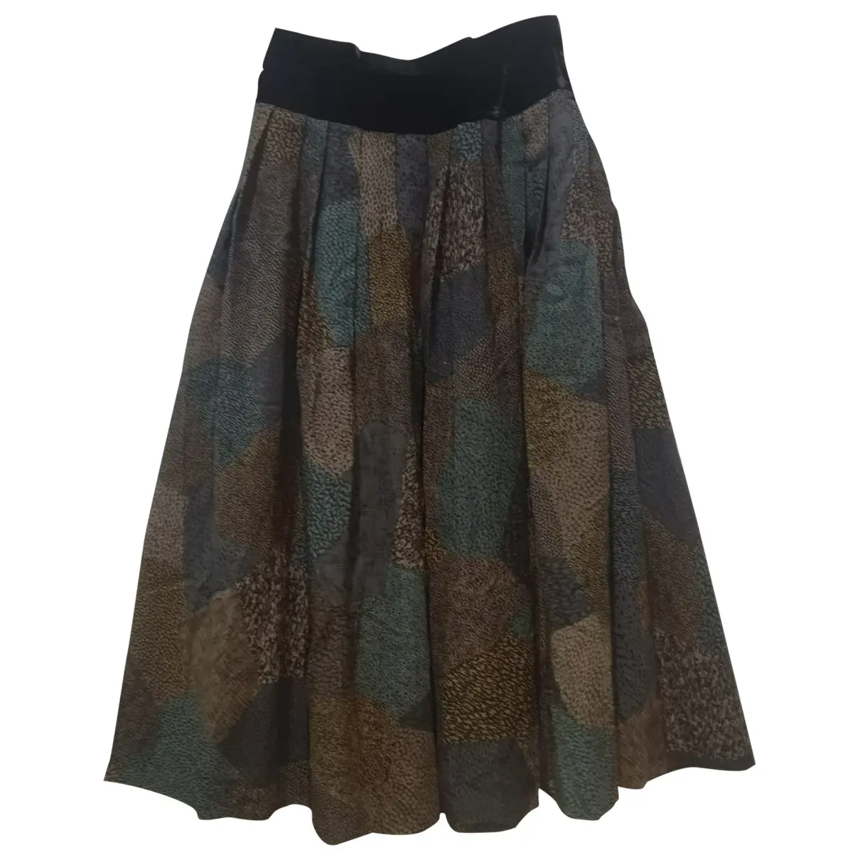 Silk mid-length skirt Emanuel Ungaro - Vintage