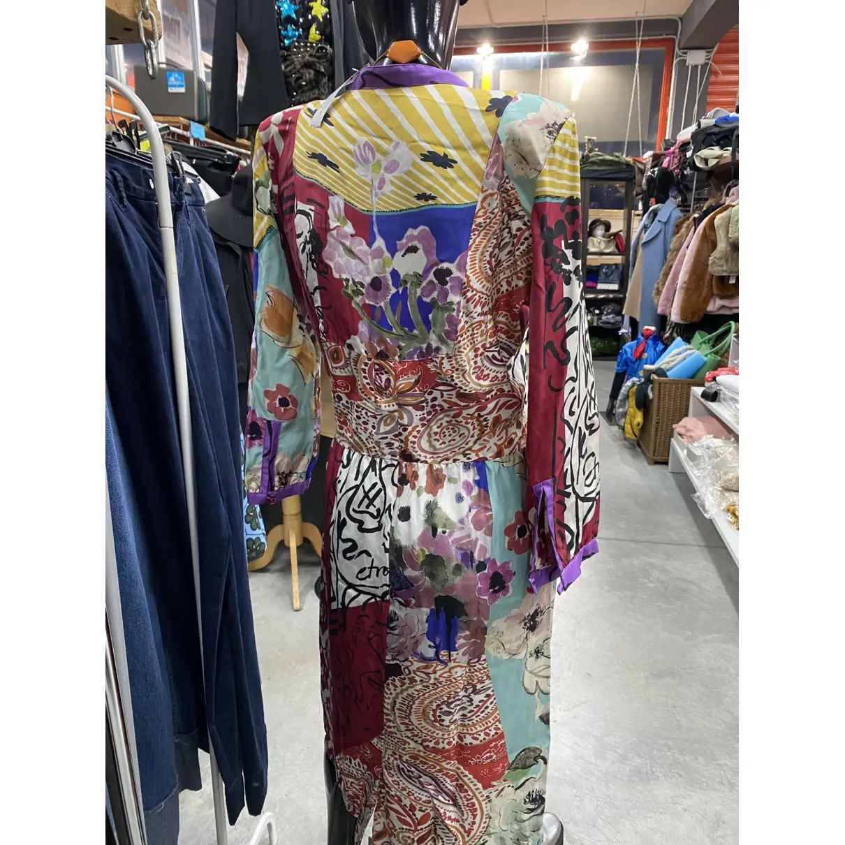 Buy Etro Silk mid-length dress online