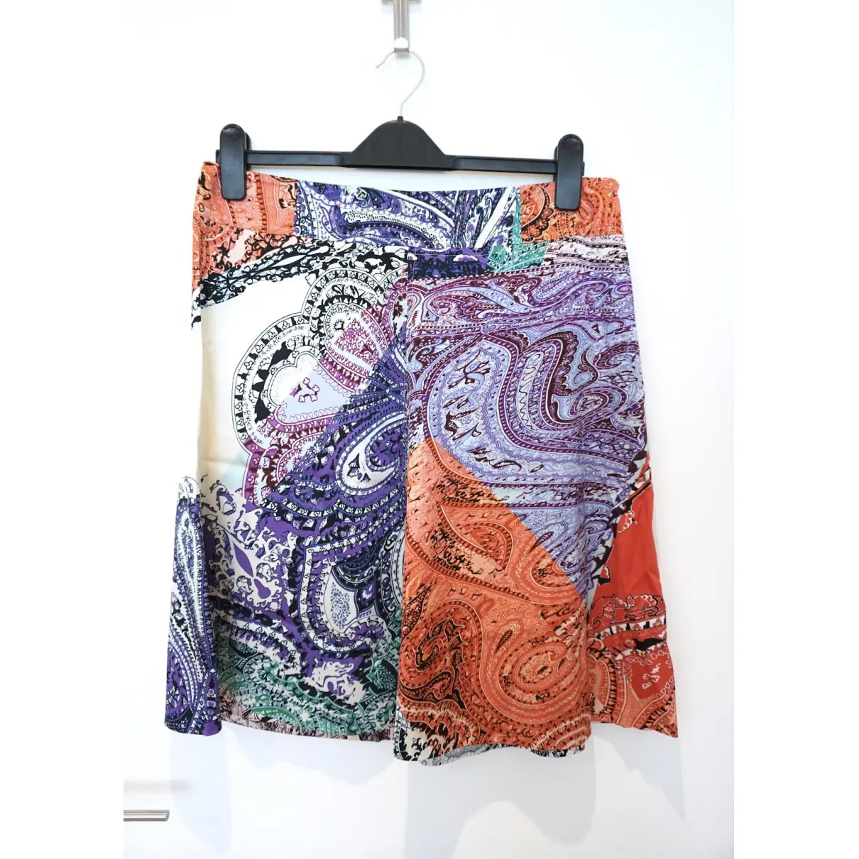 Buy Etro Silk mid-length skirt online