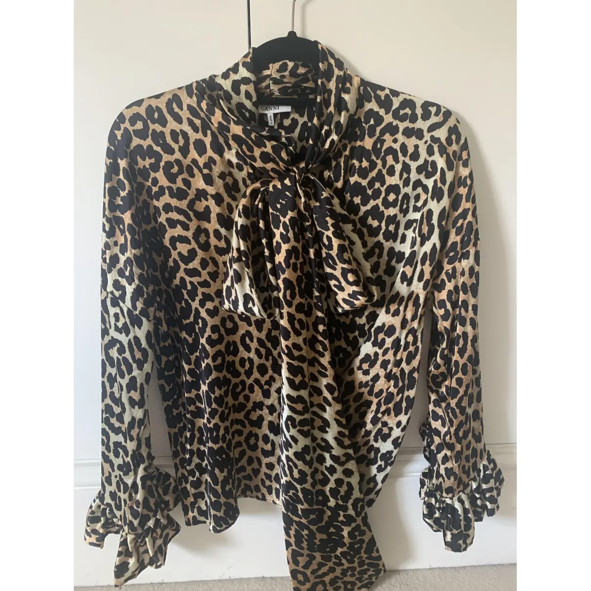 Buy Ganni Fall Winter 2019 silk blouse online