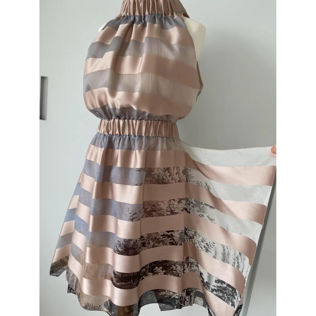 Silk mid-length dress Fendi