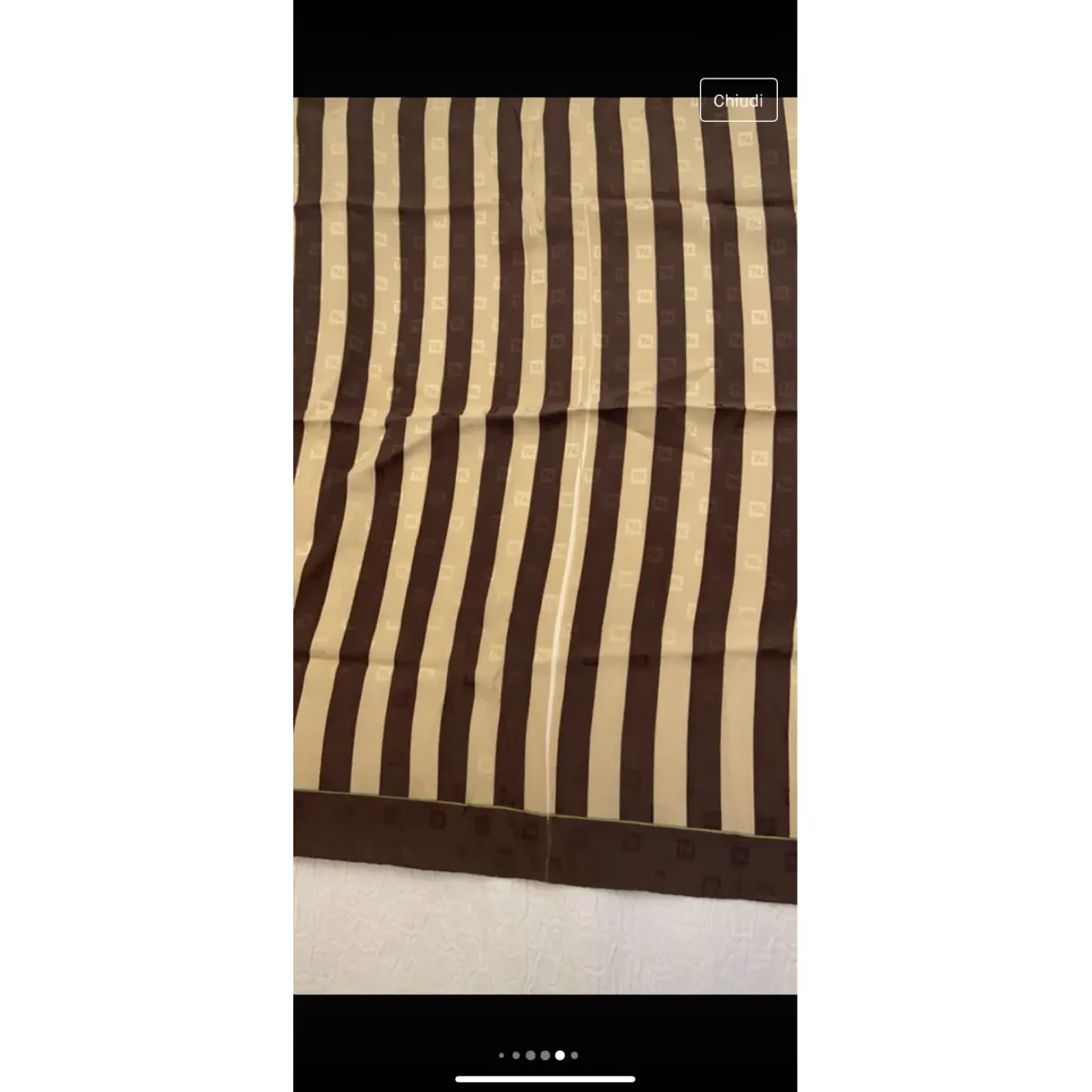 Silk handkerchief Fendi - Vintage