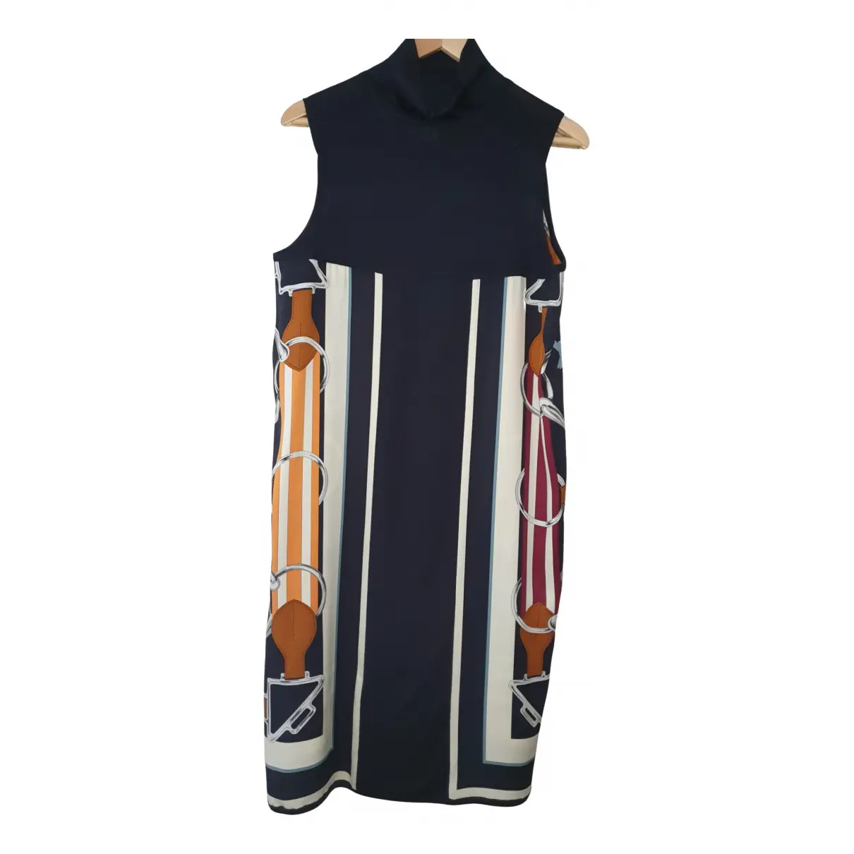 Silk mid-length dress Hermès