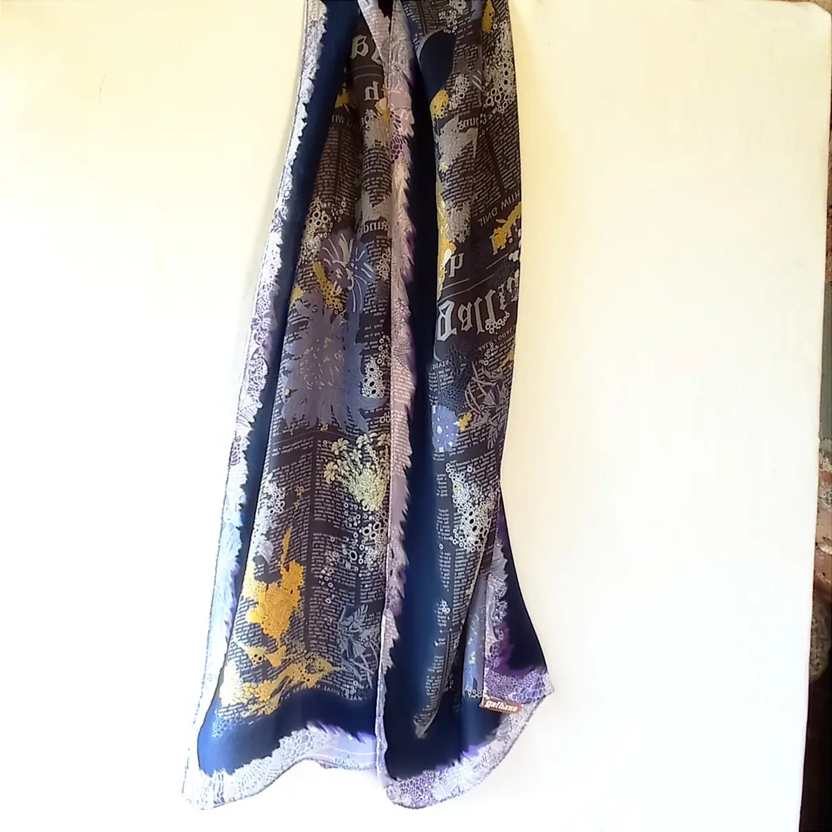 Silk mid-length skirt John Galliano