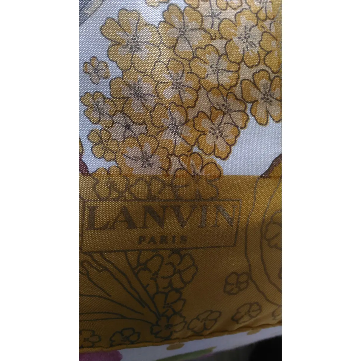 Luxury Lanvin Silk handkerchief Women