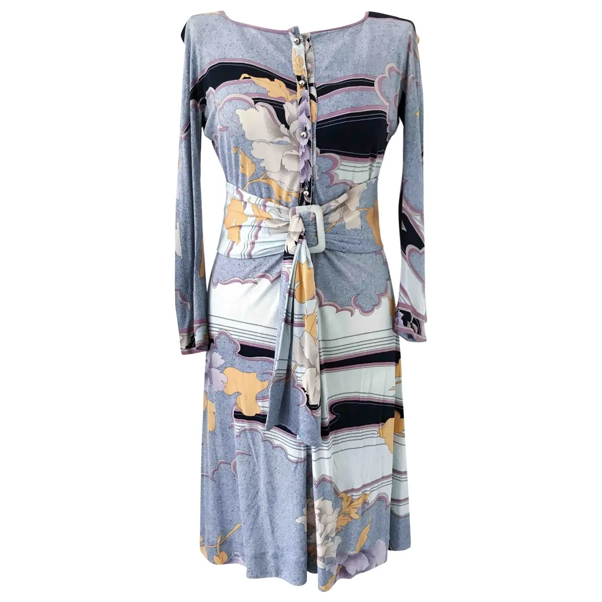 Silk mid-length dress Leonard - Vintage
