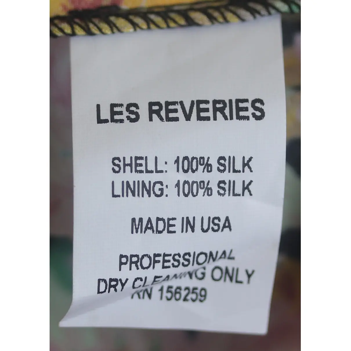 Silk maxi dress Les Reveries