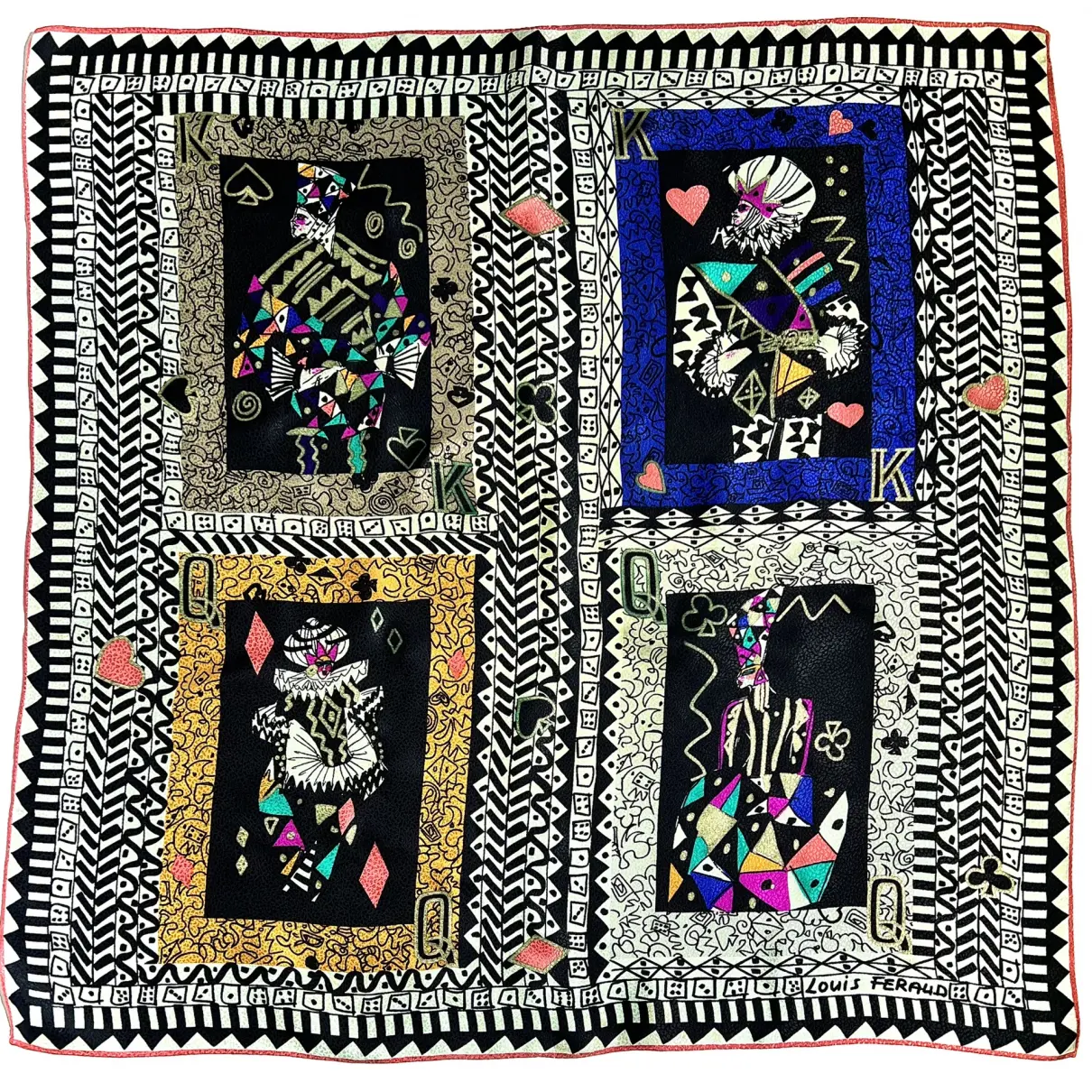 Luxury Louis Feraud Silk handkerchief Women - Vintage
