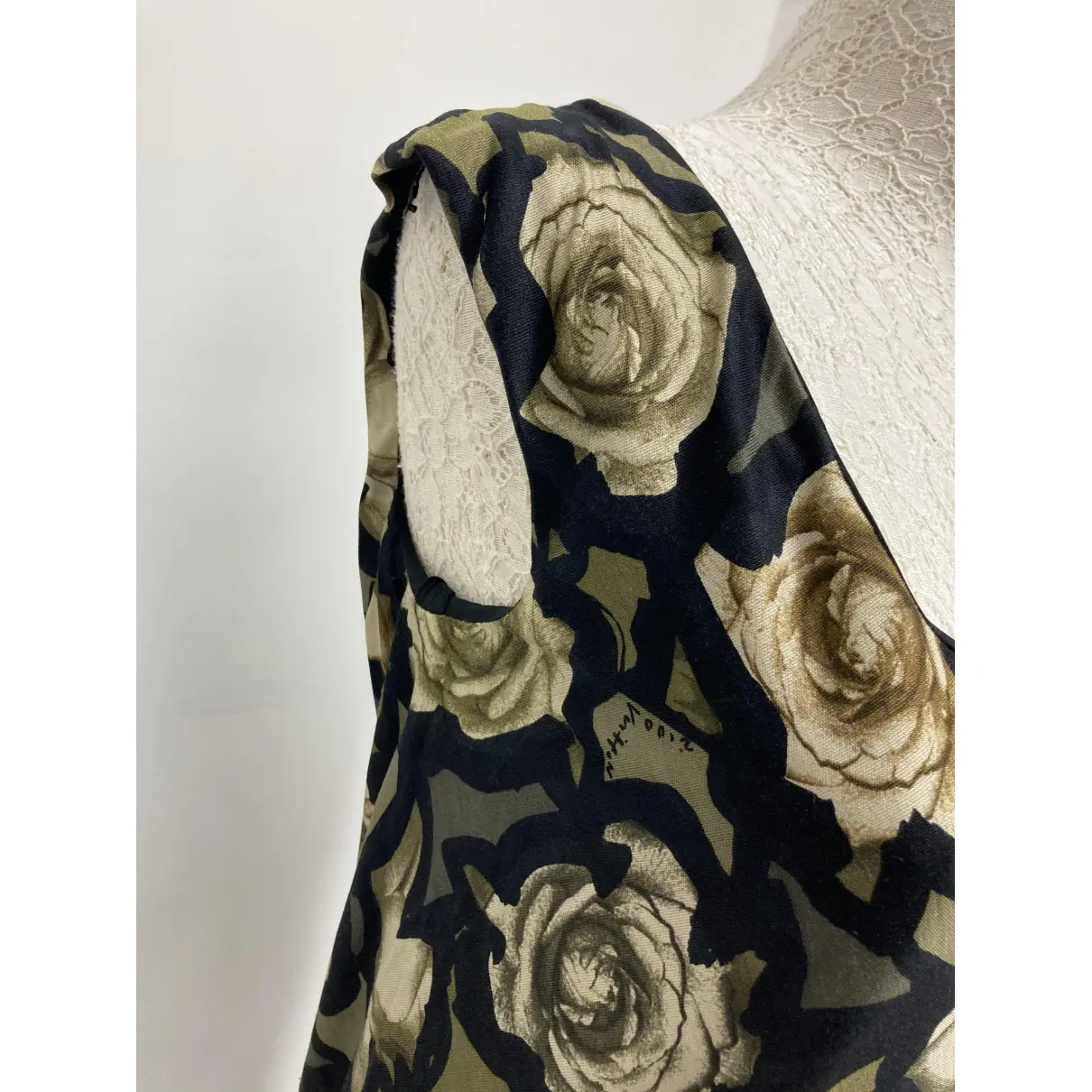 Silk mid-length dress Louis Vuitton