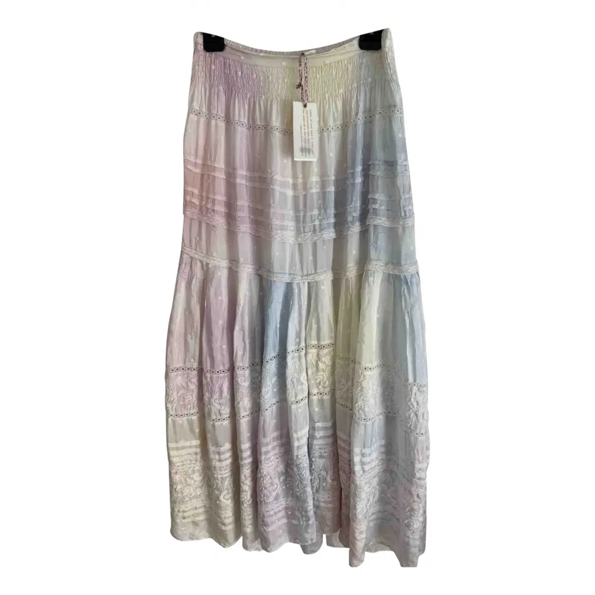 Silk mid-length skirt Love Shack Fancy