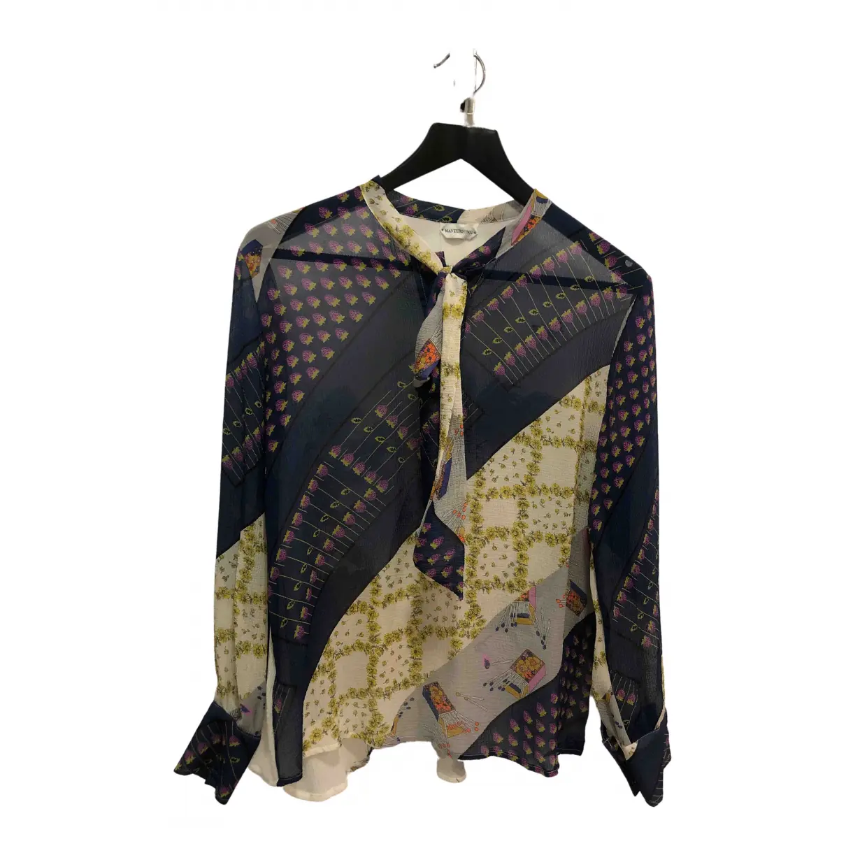 Silk blouse Mantero Viii