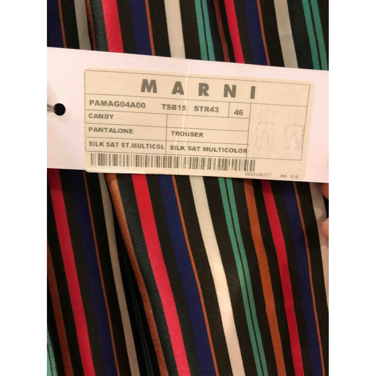 Silk large pants Marni