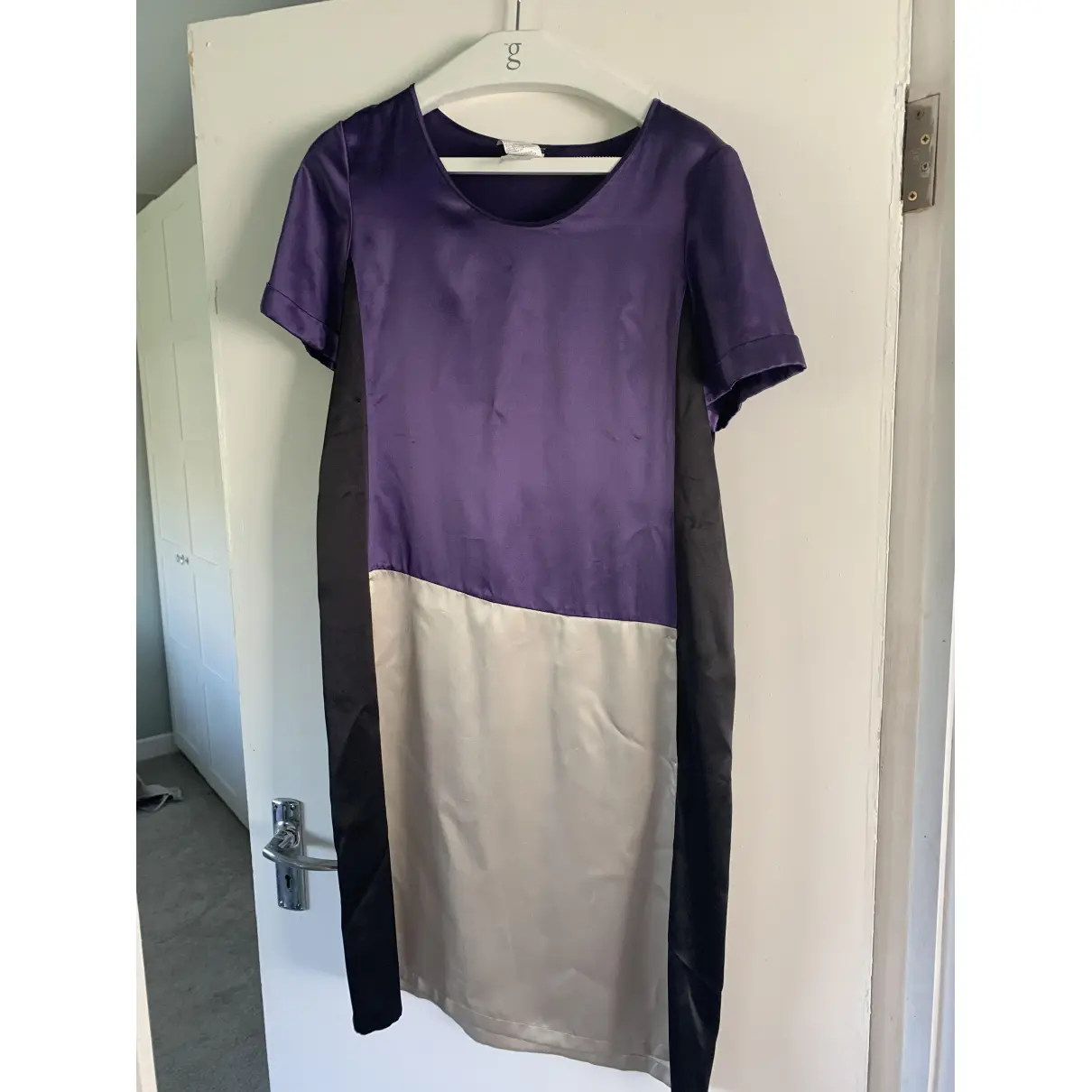 Buy Max Mara 'S Max Mara Atelier silk mid-length dress online