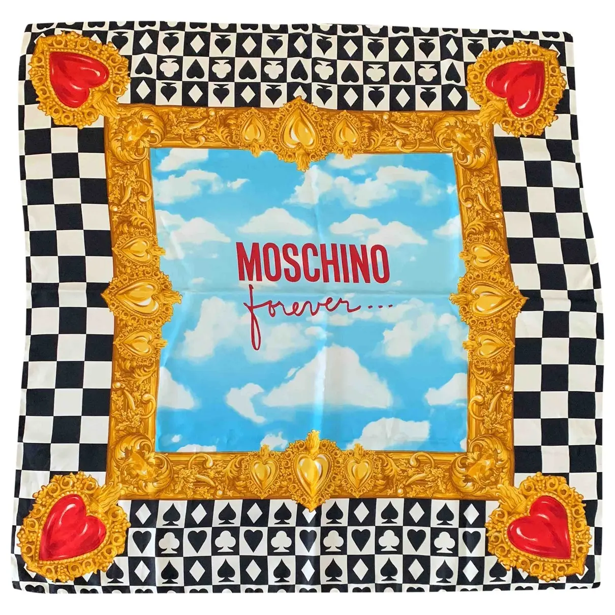 Silk neckerchief Moschino - Vintage