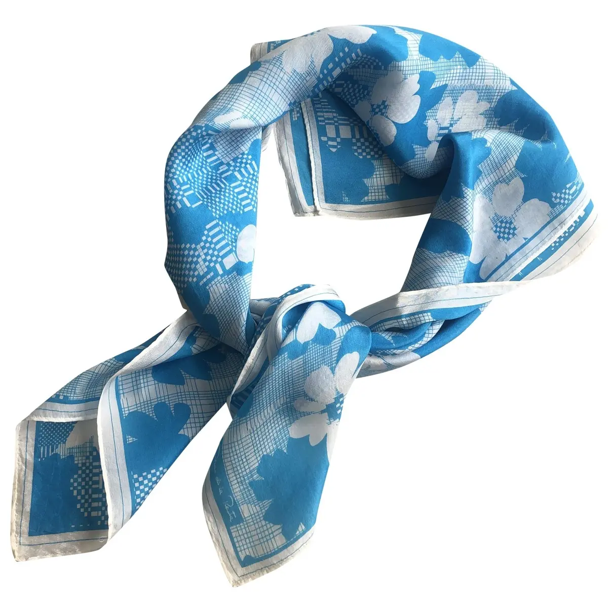 Silk scarf Oscar De La Renta - Vintage