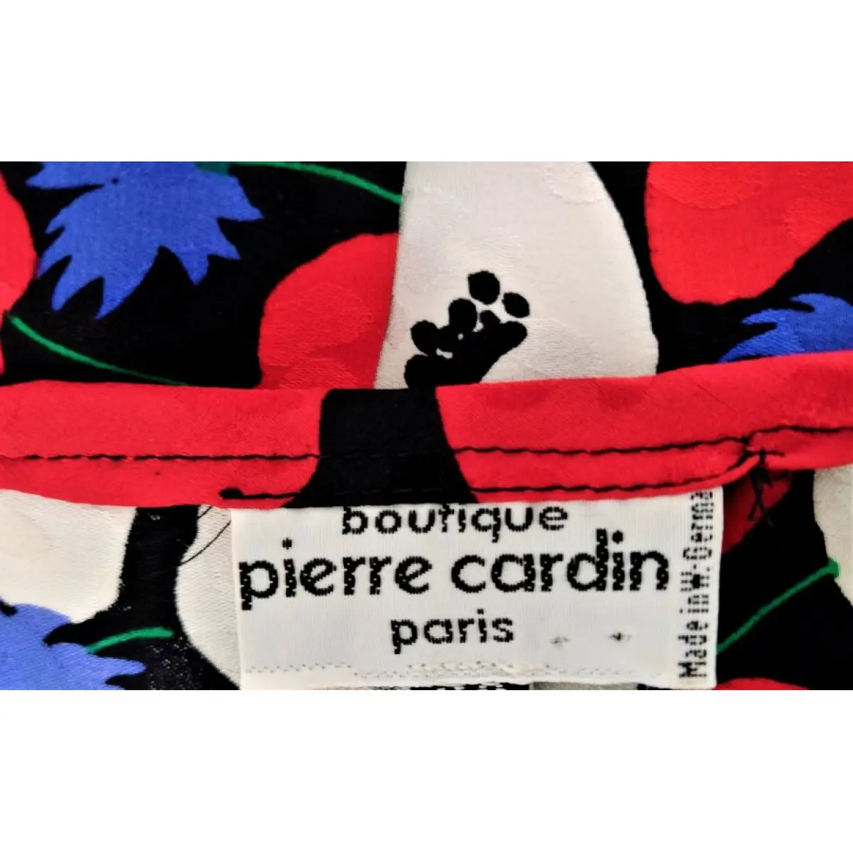Silk mid-length dress Pierre Cardin - Vintage