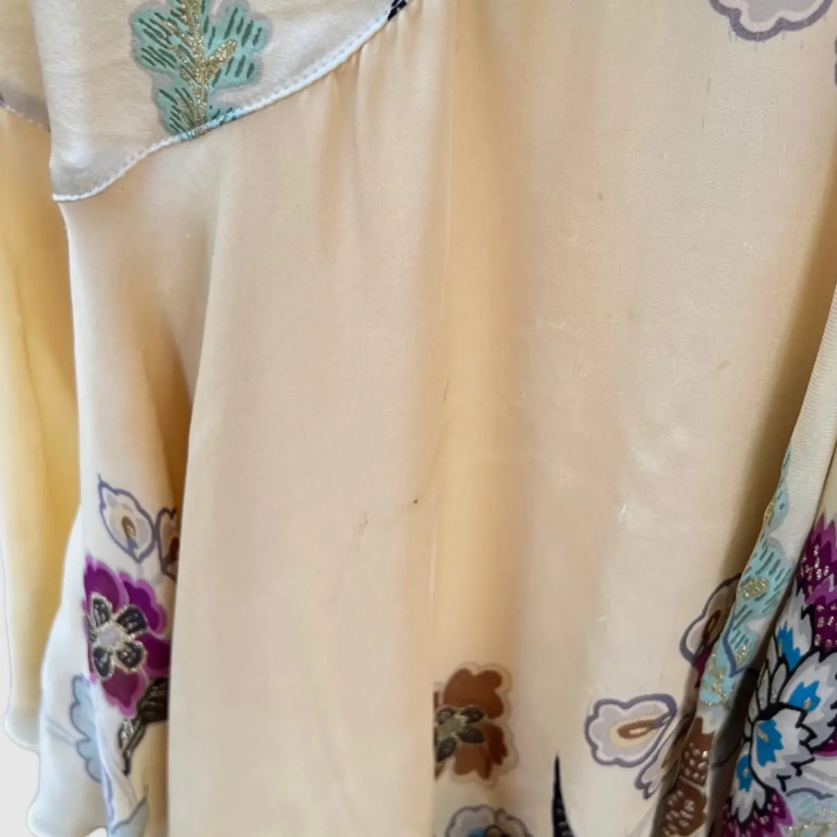 Silk mid-length dress Roberto Cavalli - Vintage