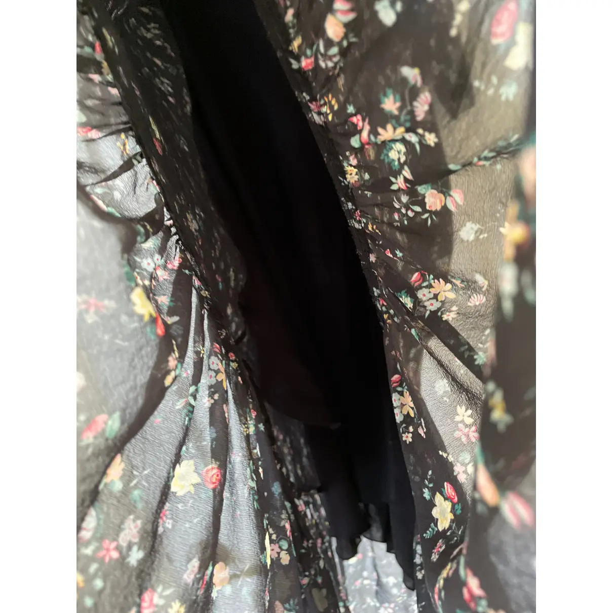 Silk mid-length dress Saint Laurent