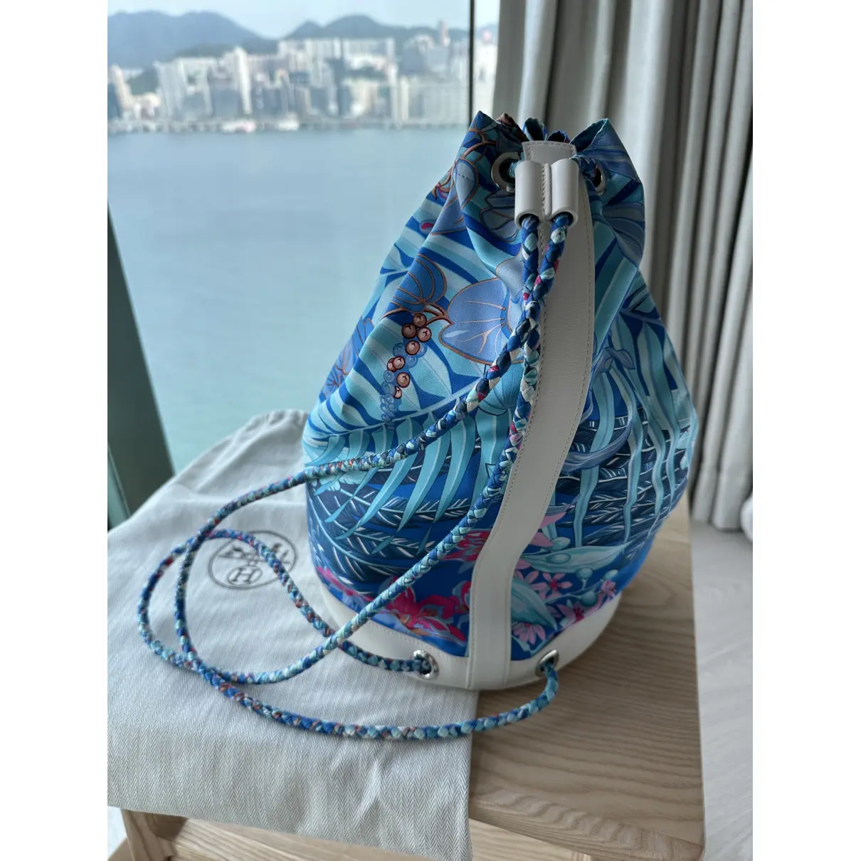 Silk City silk handbag Hermès