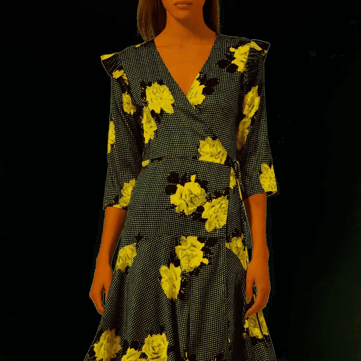 Spring Summer 2020 silk mid-length dress Ganni