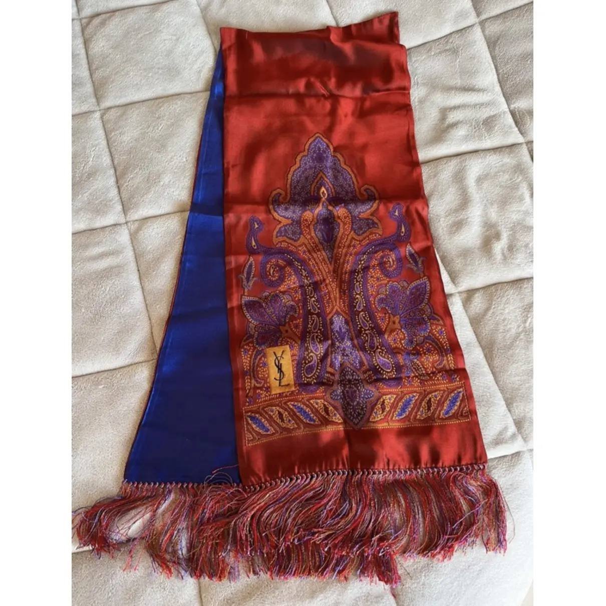 Buy Yves Saint Laurent Silk scarf online