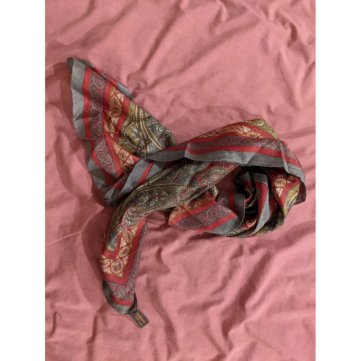 Buy Yves Saint Laurent Silk handkerchief online