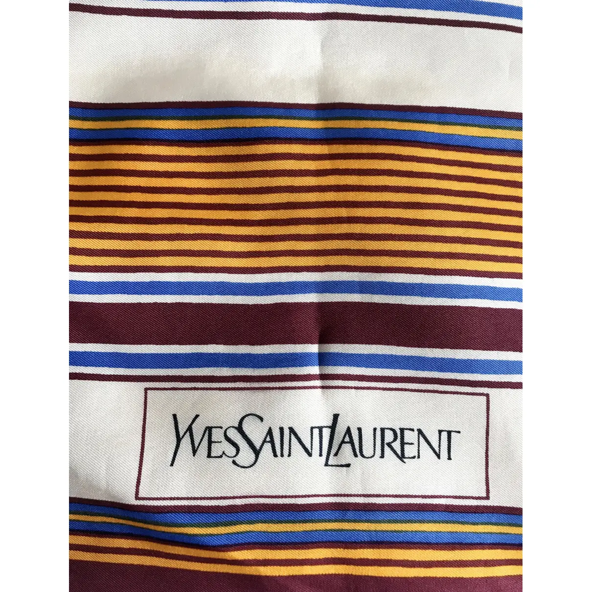 Luxury Yves Saint Laurent Silk handkerchief Women