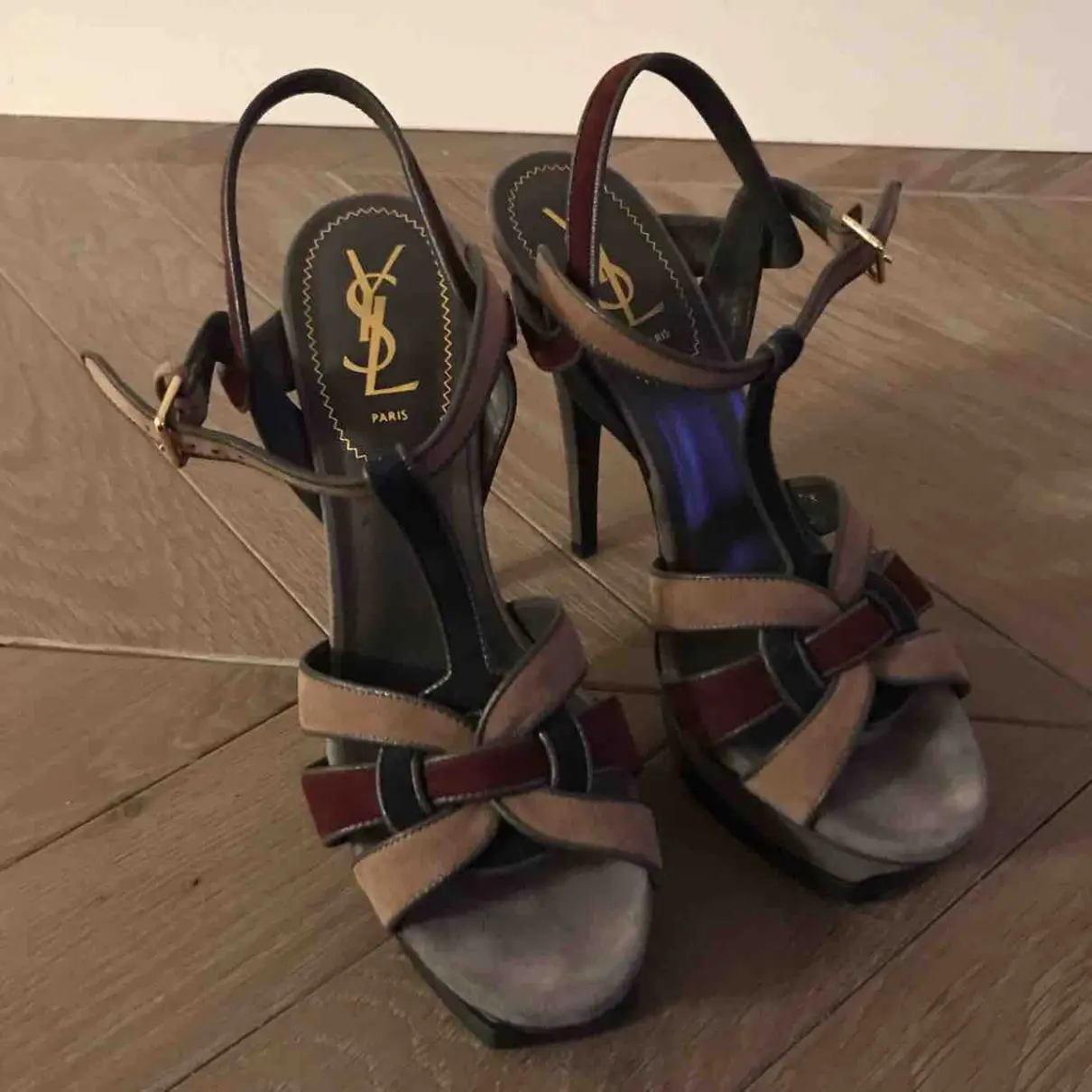 Saint Laurent Tribute sandals for sale