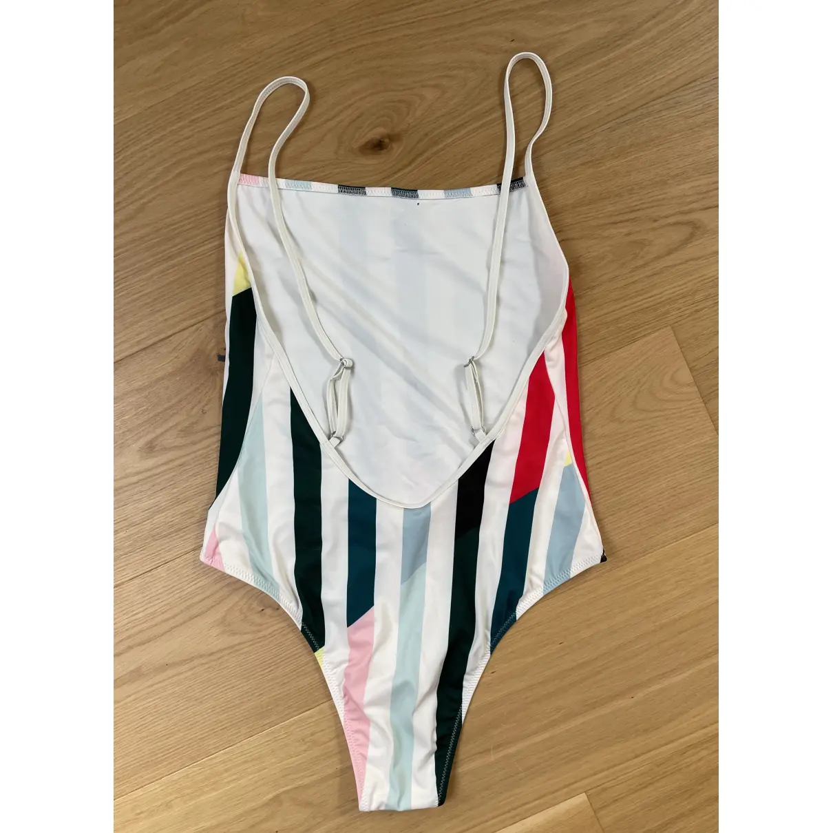 Buy Solid & Striped One-piece swimsuit online