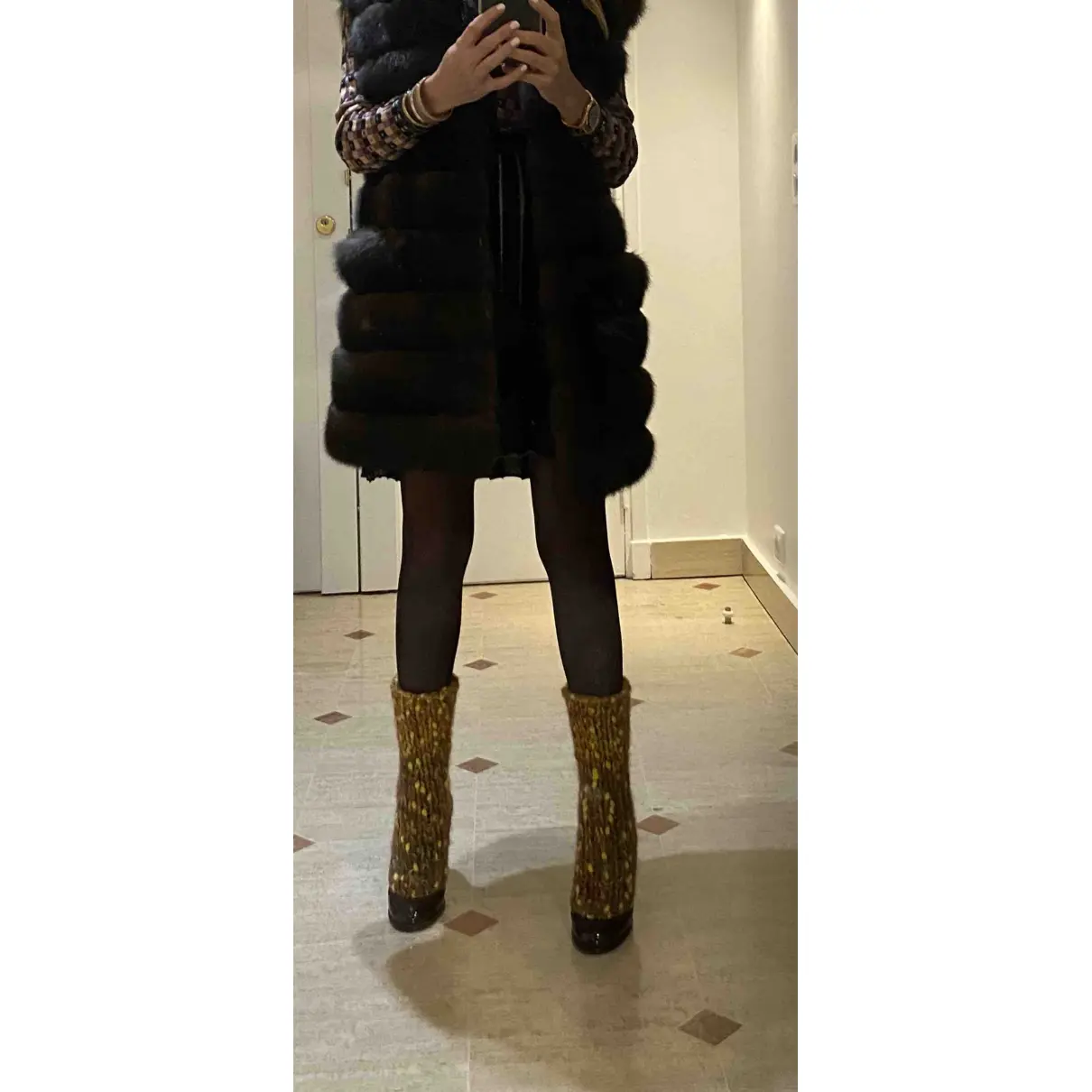 Tweed boots Chanel