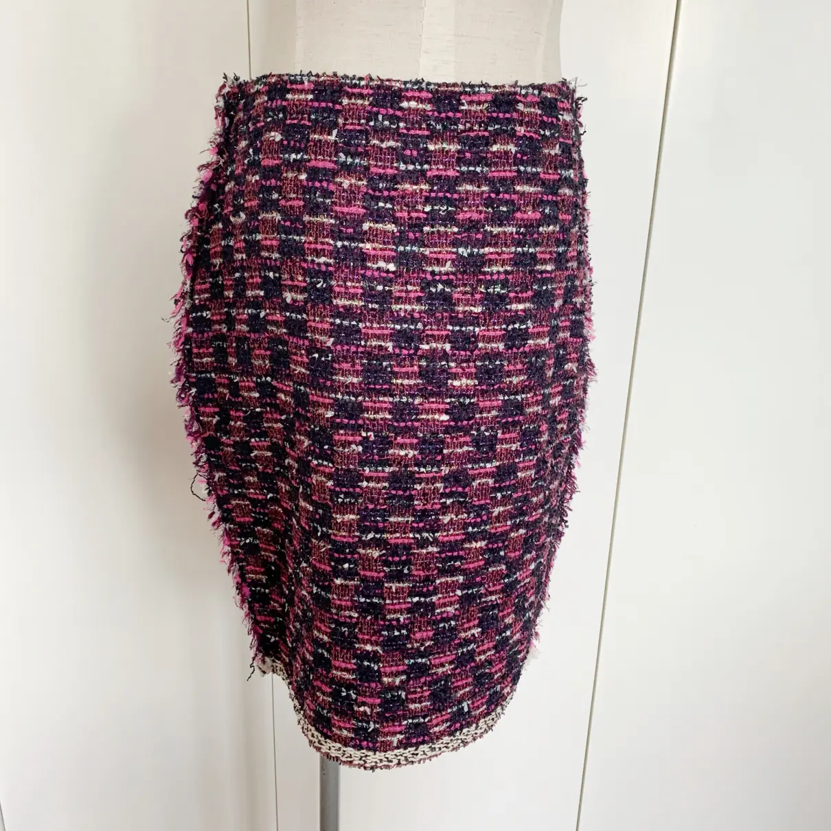 Buy Lanvin Tweed mid-length skirt online