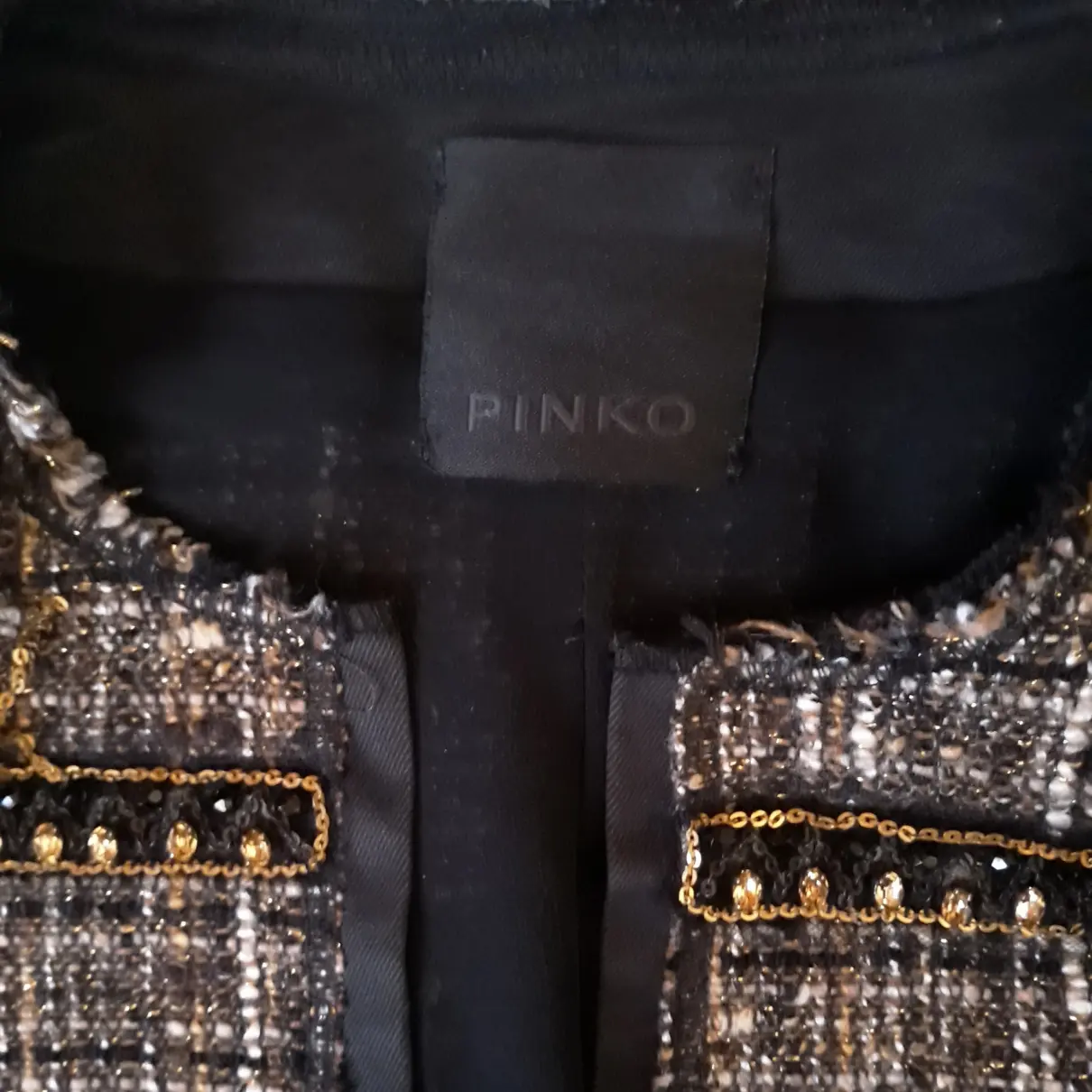 Tweed short vest Pinko - Vintage