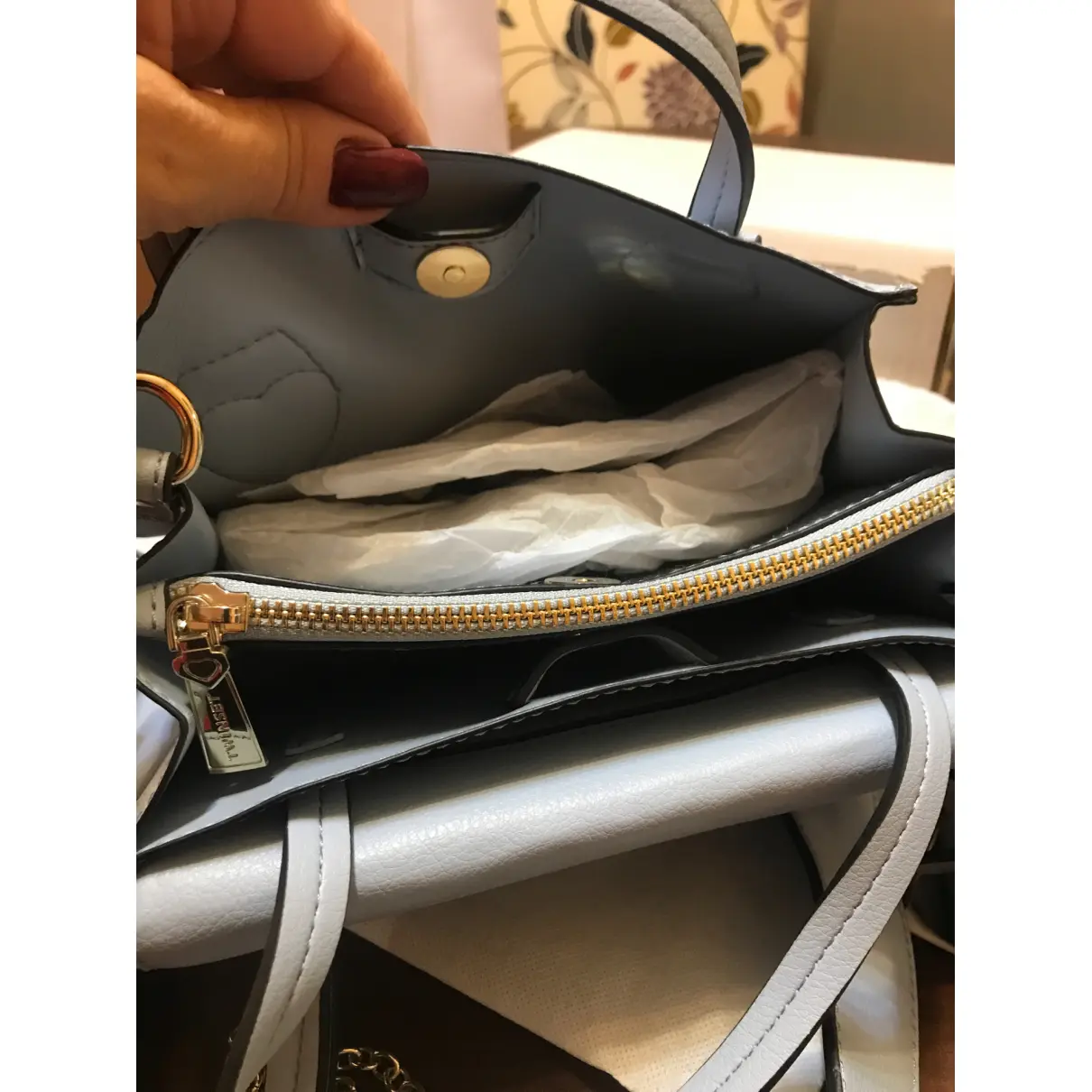 Vegan leather tote Twinset