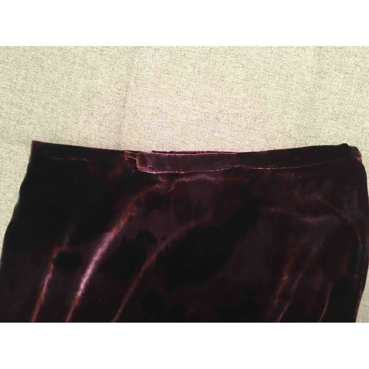 Buy Class Cavalli Velvet maxi skirt online