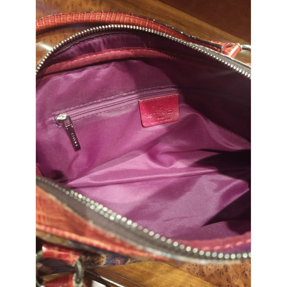 Velvet handbag Etro