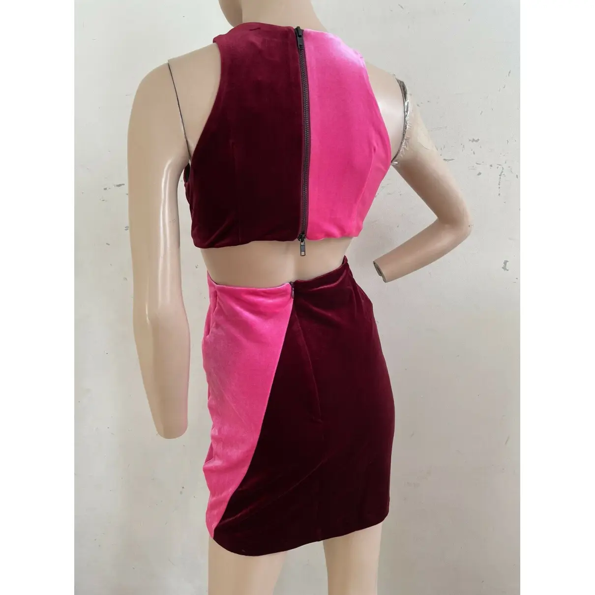 Buy HALPERN Velvet mini dress online